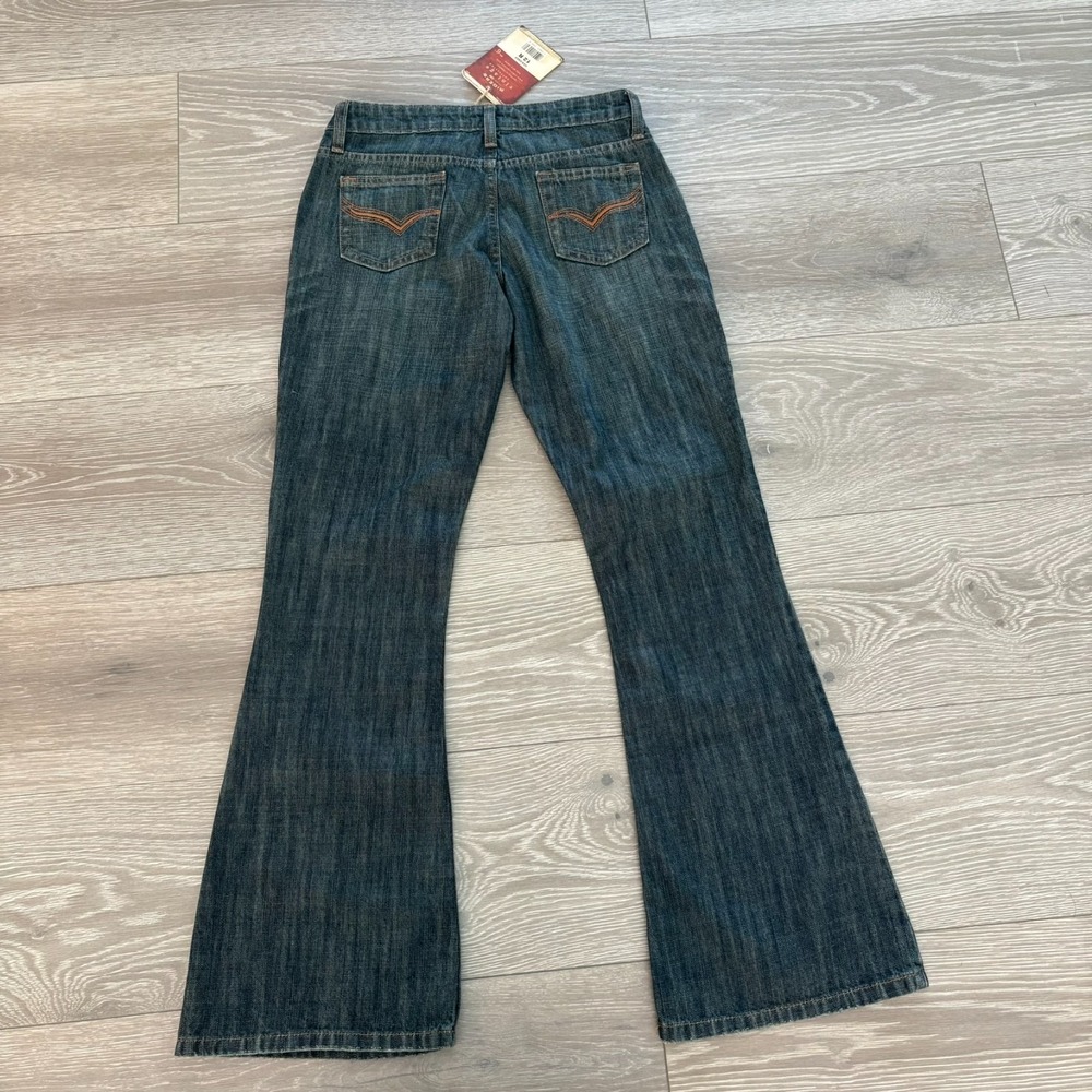 NWT‎ Riders by Lee Vintage Collection Navy Dark Wash Bootcut Jeans YST Size 12 - Picture 2 of 15